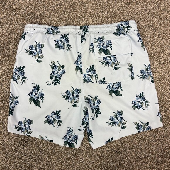Abercrombie & Fitch Swim Trunks Floral Print, Size Large - Picture 4 of 5
